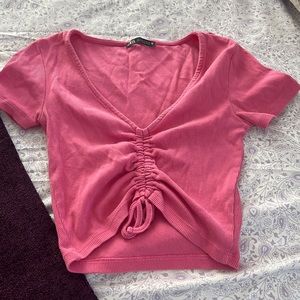 Zara pink top